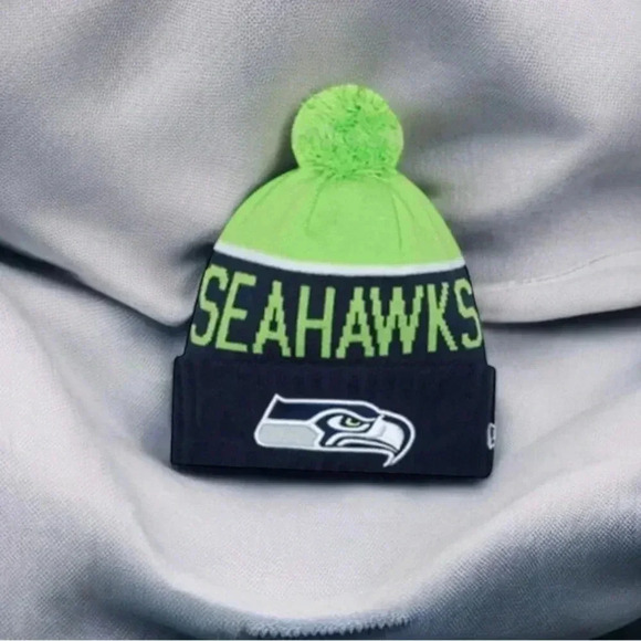 NFL Seattle Seahawks Pom Beanie - Picture 1 of 8
